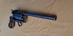 Pepperbox Lefaucheux 9mm s přídavnou hlavní