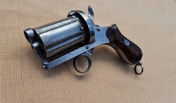 Pepperbox Lefaucheux 9mm s přídavnou hlavní