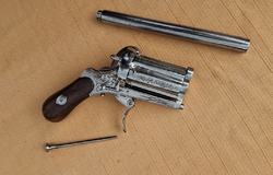 Luxusní ,,pepperbox“ 7mm s přídavnou hlavní