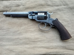 vzácný perkusní revolver David H Brevete 