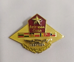 odznak ,,Štít 1984 ČSSR"