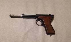 Anglická pístová pistole MILBRO Mod.2