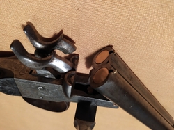 Francouzská 2-hlavňová pistole 11mm Pinfire