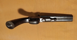 Francouzská 2-hlavňová pistole 11mm Pinfire