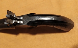 Francouzská 2-hlavňová pistole 11mm Pinfire