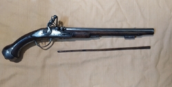 Italská křesadlová pistole 54,5cm