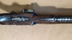 Italská křesadlová pistole 54,5cm