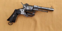 zdobený důstojnický revolver Lefaucheux 11mm
