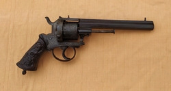 Gravírovaný důstojnický revolver Lefaucheux