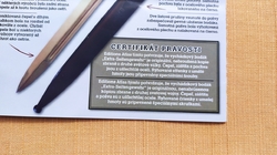Německý vycházkový bodák – kopie s certifikátem Editions Atlas
