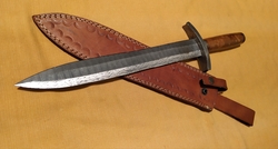 krátký rytířský damaškový meč "KNIGHTS PRIDE" 