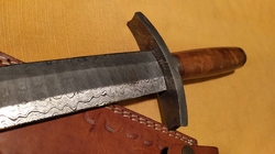 krátký rytířský damaškový meč "KNIGHTS PRIDE" 